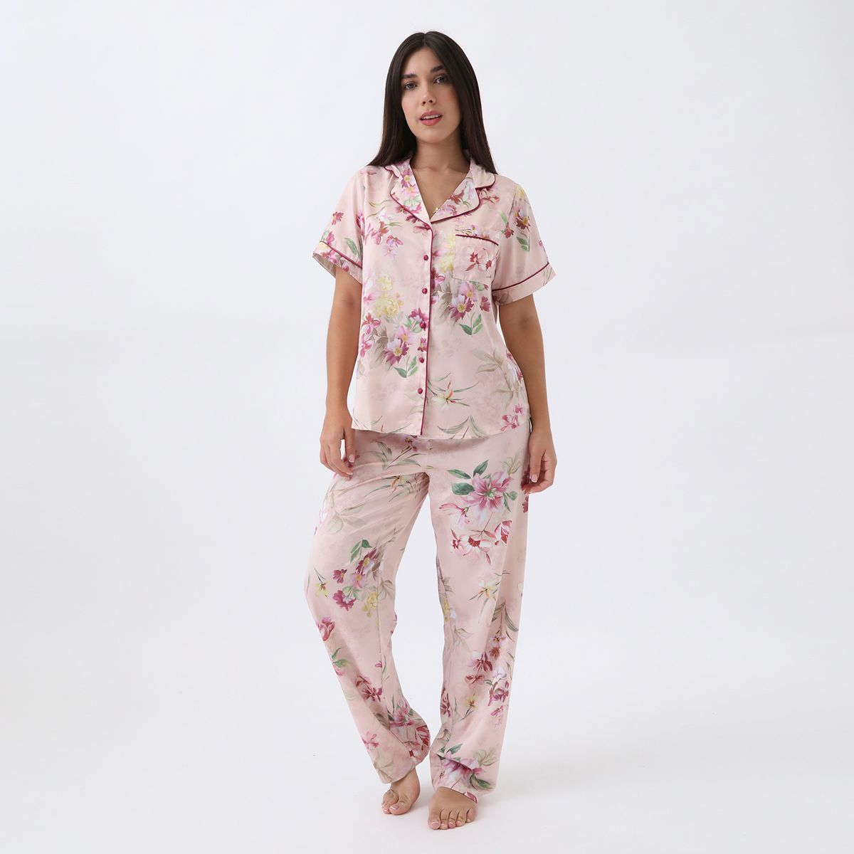 BLU - Pijama Satin Mujer