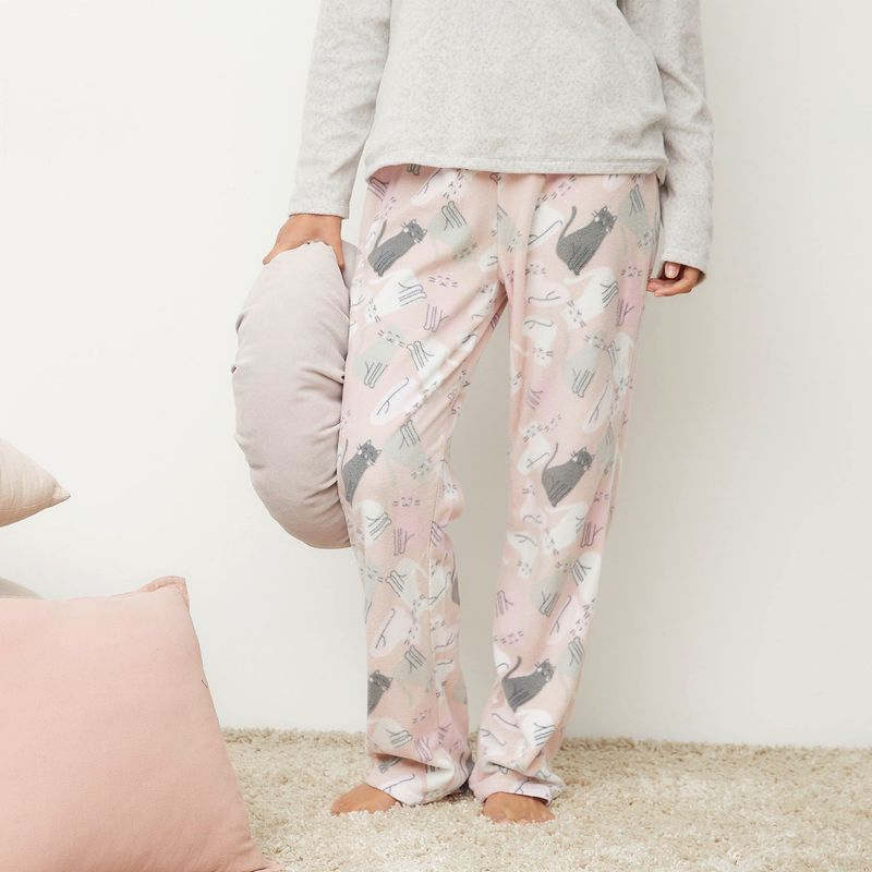 SYBILLA - Pantalon Polar Pijama Mujer