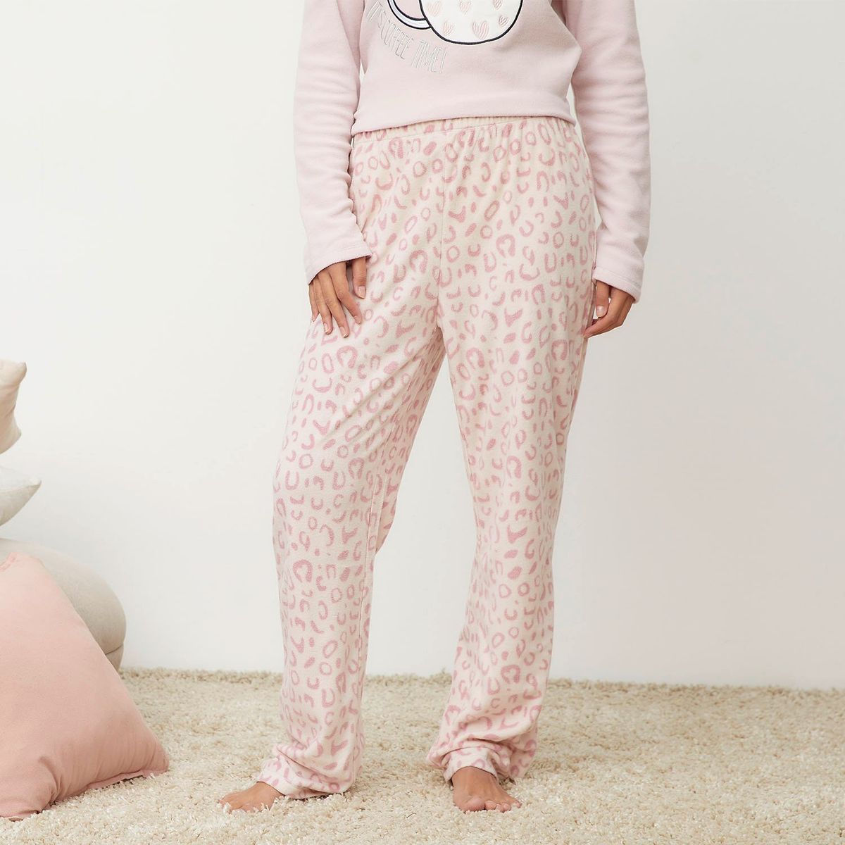 SYBILLA - Pantalon Polar Pijama Mujer