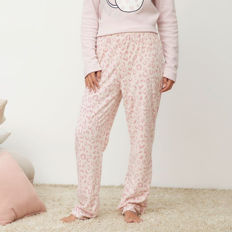 SYBILLA - Pantalon Polar Pijama Mujer