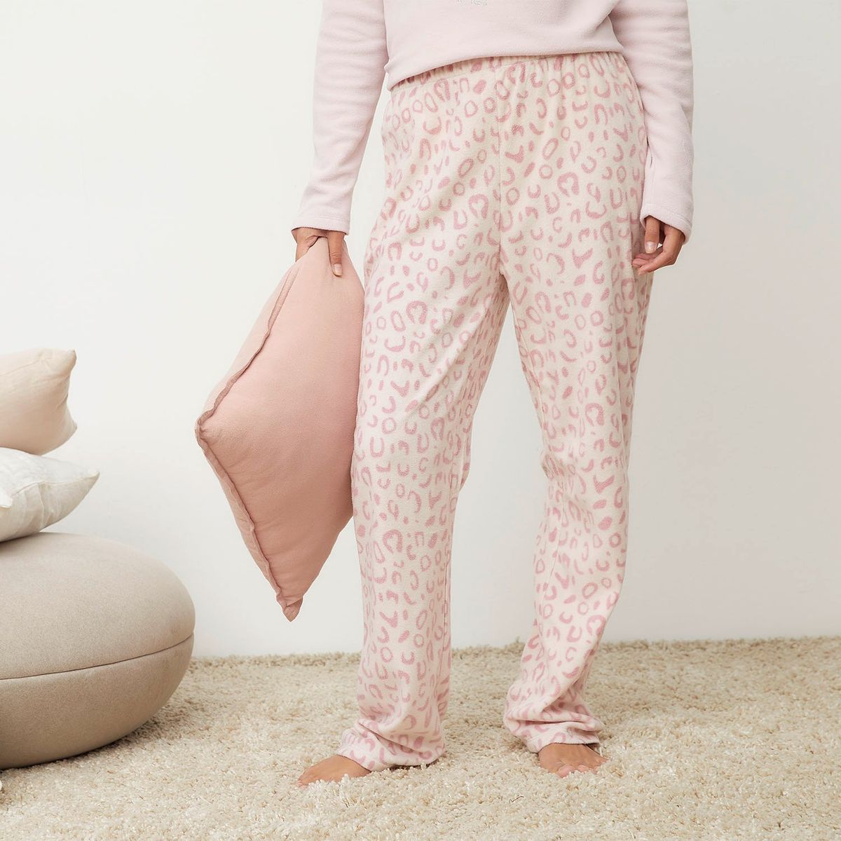 SYBILLA - Pantalon Polar Pijama Mujer