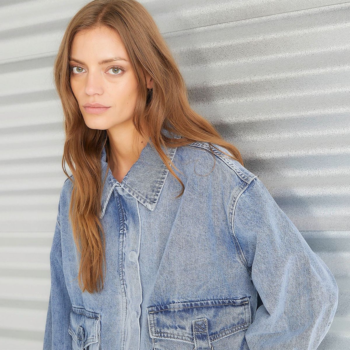 DENIMLAB - Casaca Jean 100% Algodón Mujer Denimlab