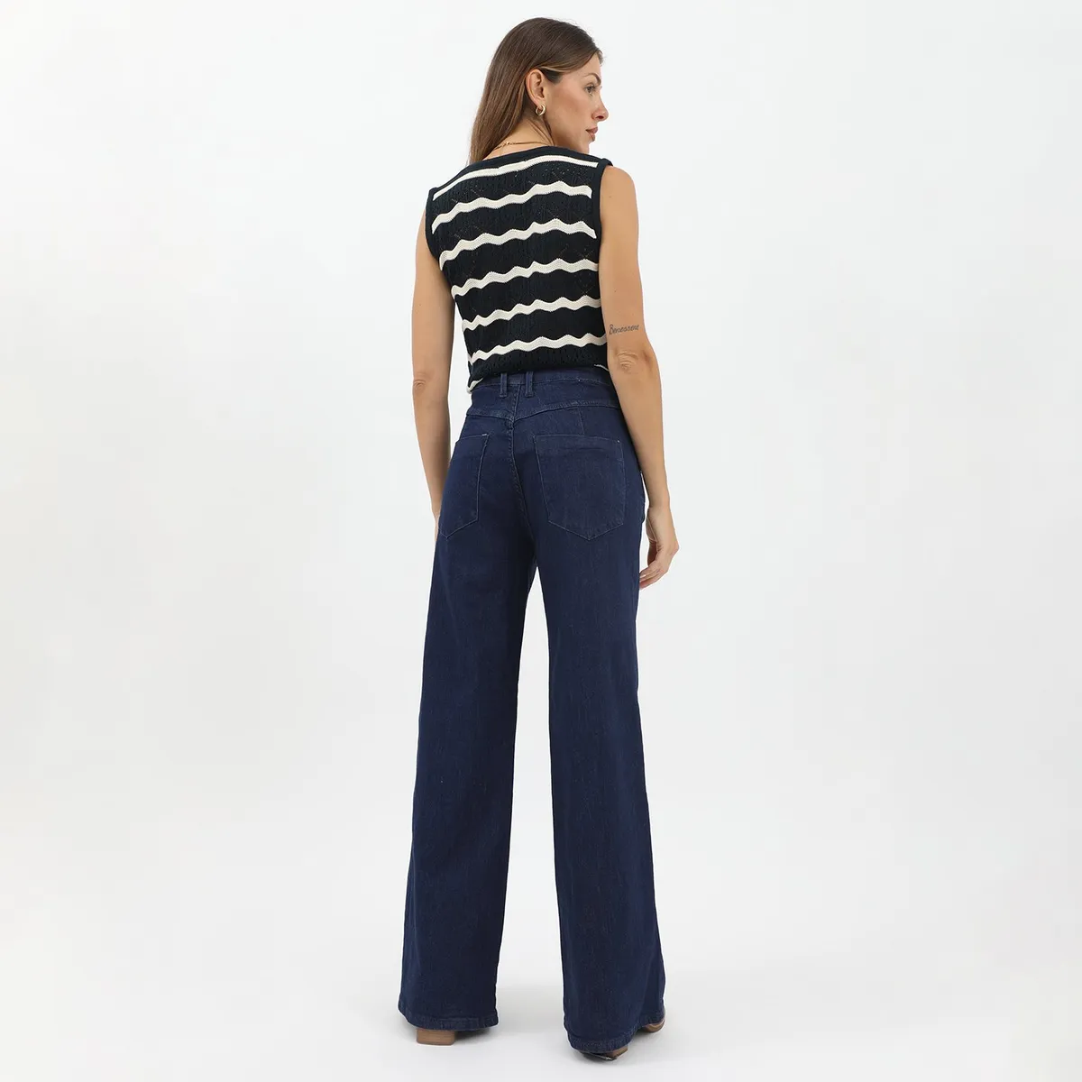 BASEMENT - Jean Straight Algodón Mujer Basement