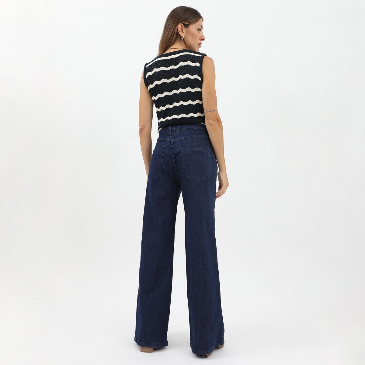 BASEMENT - Jean Straight Algodón Mujer Basement