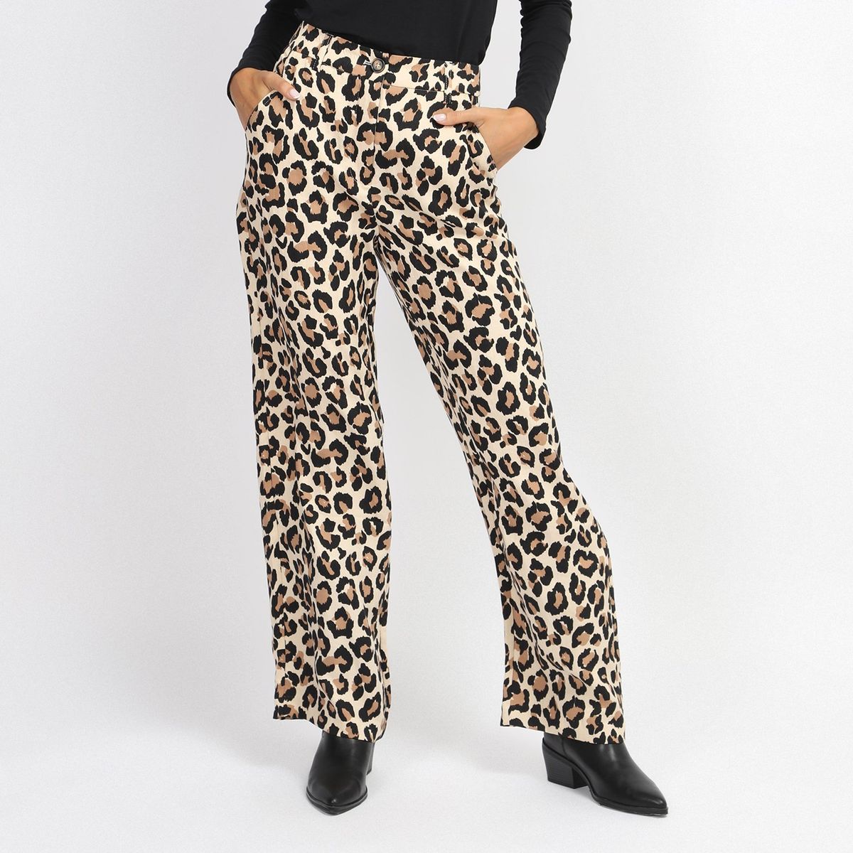 BASEMENT - Pantalón Largo Casual Mujer Basement