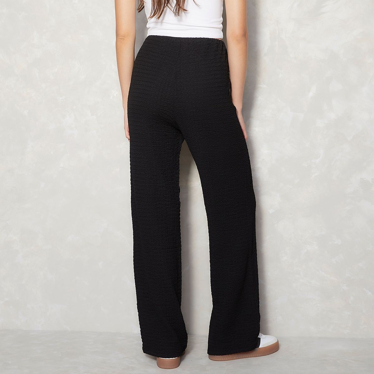 SYBILLA - Pantalón Wide Casual Mujer Sybilla
