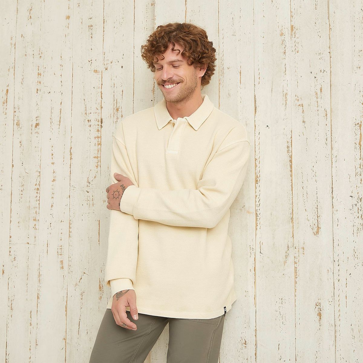 DOO AUSTRALIA - Polo Manga Larga 100% Algodón Hombre Doo Australia