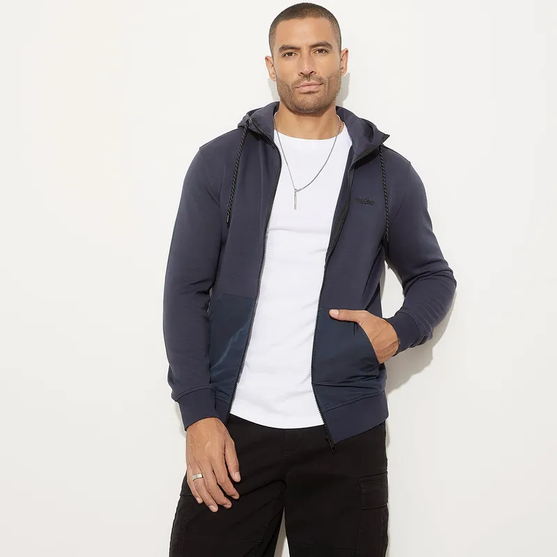 MOSSIMO - Polera Con Cierre Hombre Mossimo