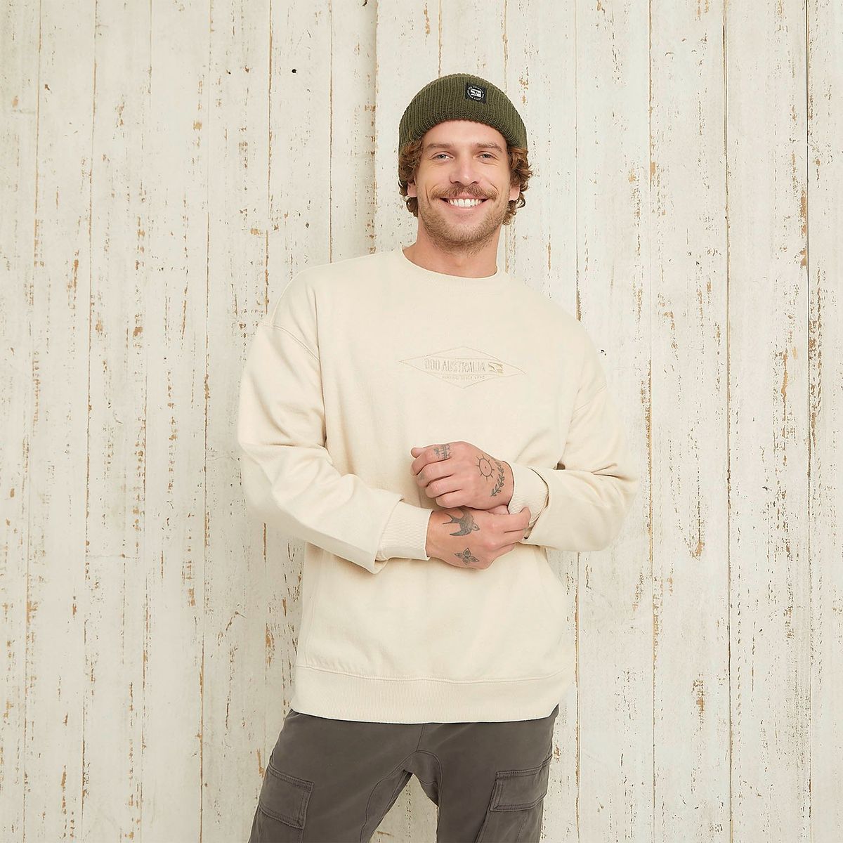 DOO AUSTRALIA - Polera Crew Neck Hombre Doo Australia