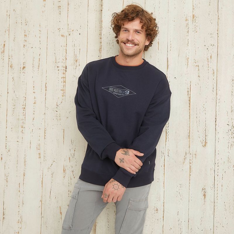 DOO AUSTRALIA - Polera Crew Neck Hombre Doo Australia