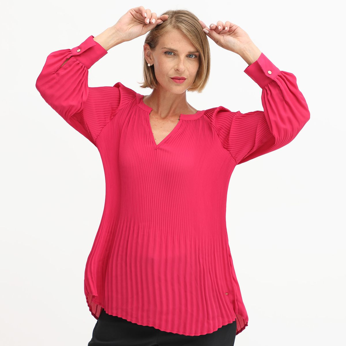 STEFANO COCCI - Blusa Manga Larga Casual Mujer Stefano Cocci