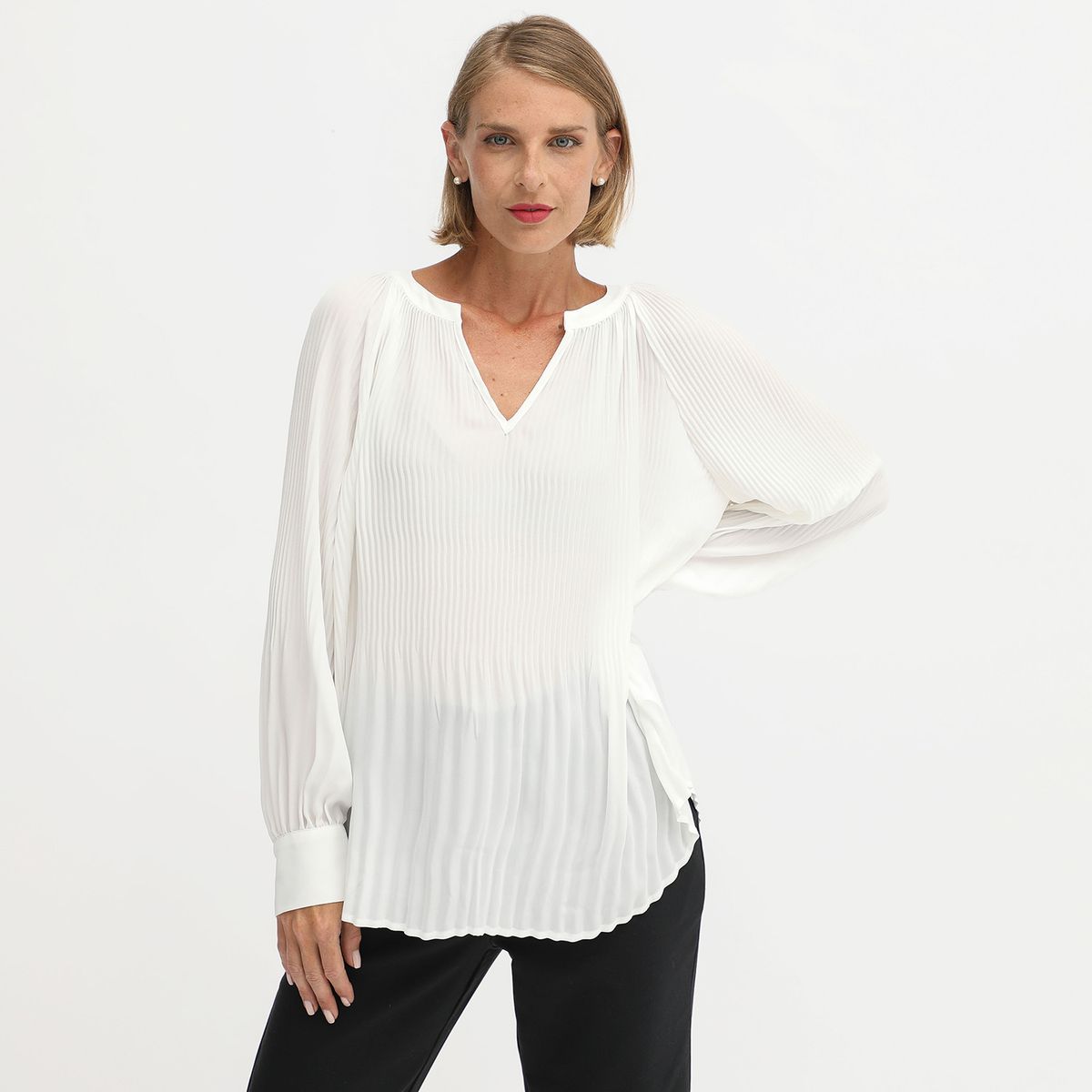 STEFANO COCCI - Blusa Manga Larga Casual Mujer Stefano Cocci