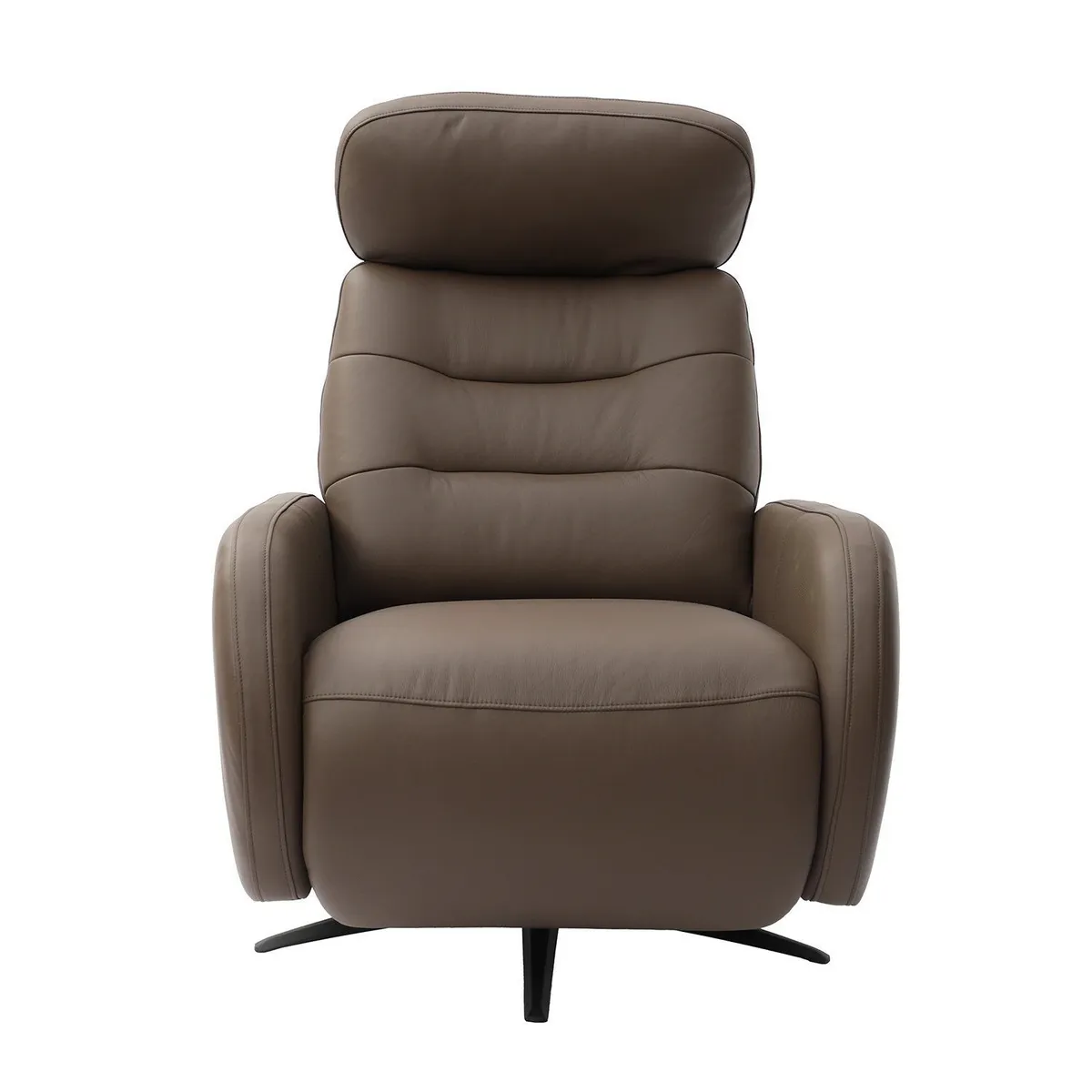 BASEMENT HOME - Sofá Reclinable Eléctrico Cosmic 1 Cuerpo De Cuero con Puerto USB