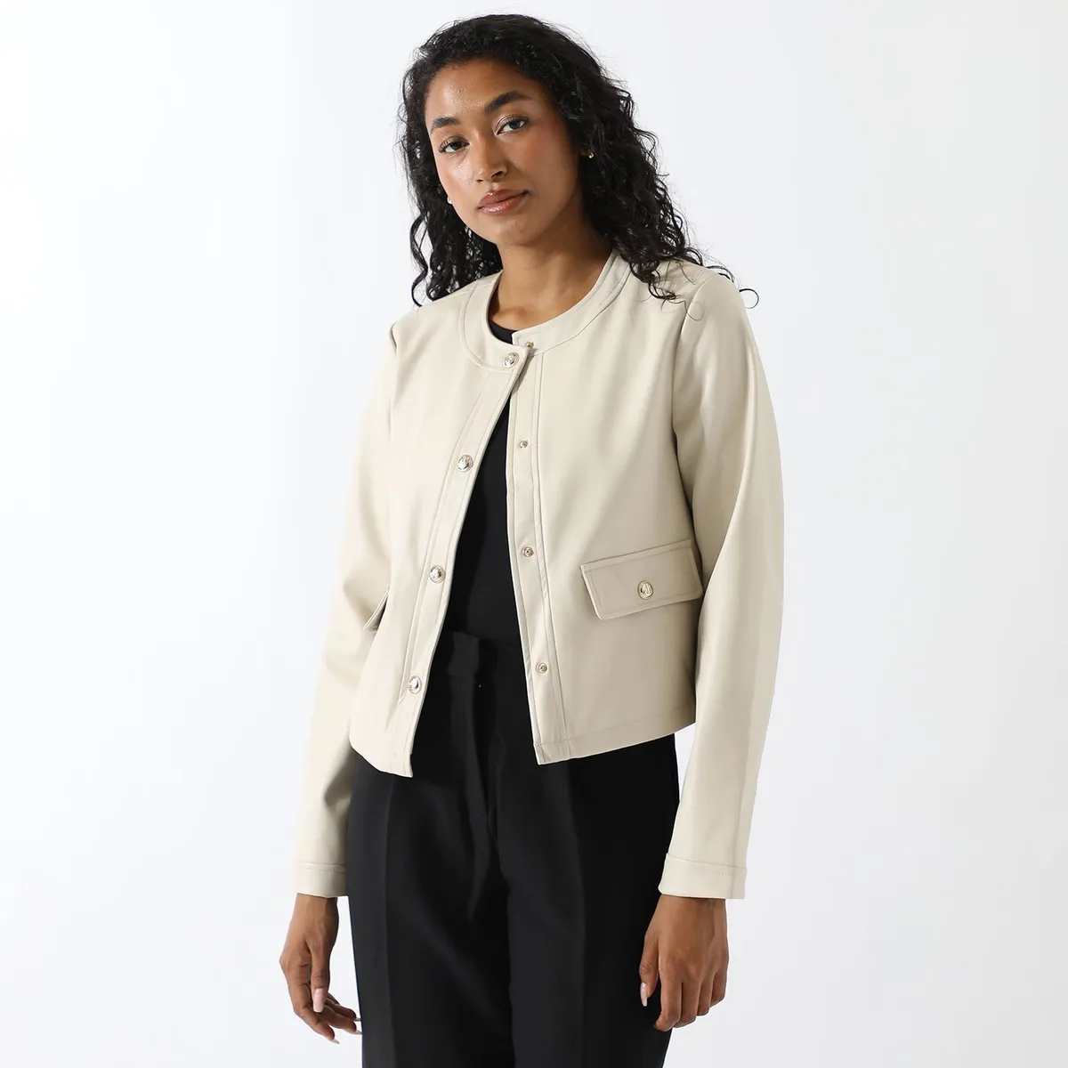 ELLE - Casaca Casual Mujer Elle