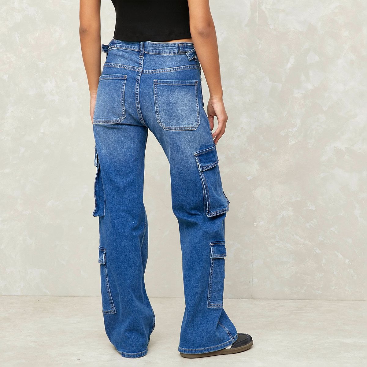 SYBILLA - Jean Straight Tiro Alto Mujer Sybilla