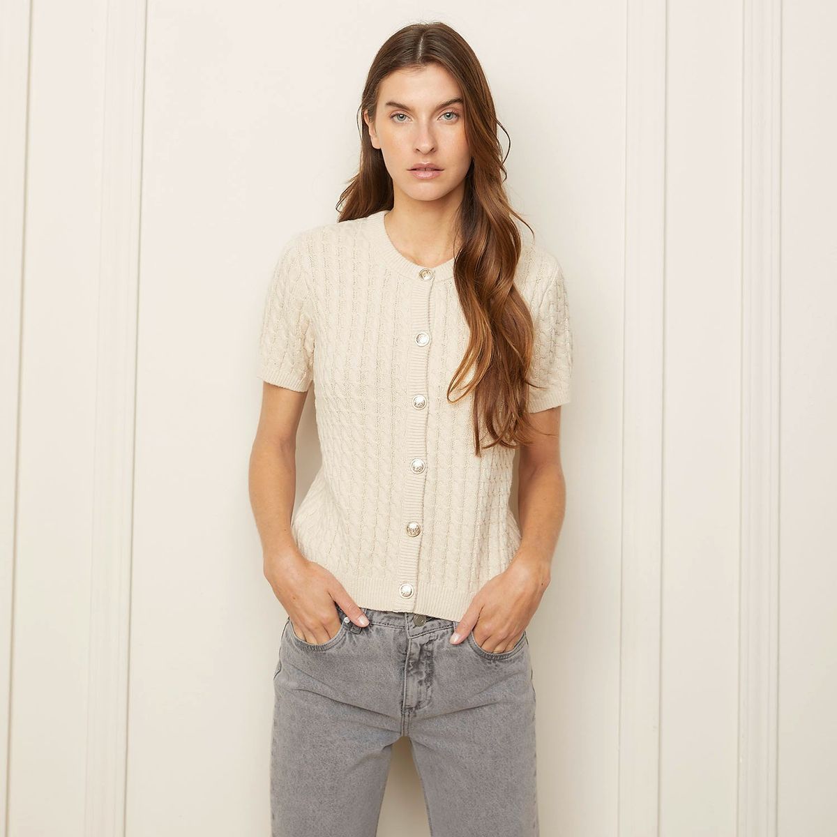 BASEMENT - Polo Basement Punto Manga Corta Mujer Algodón Acrílico