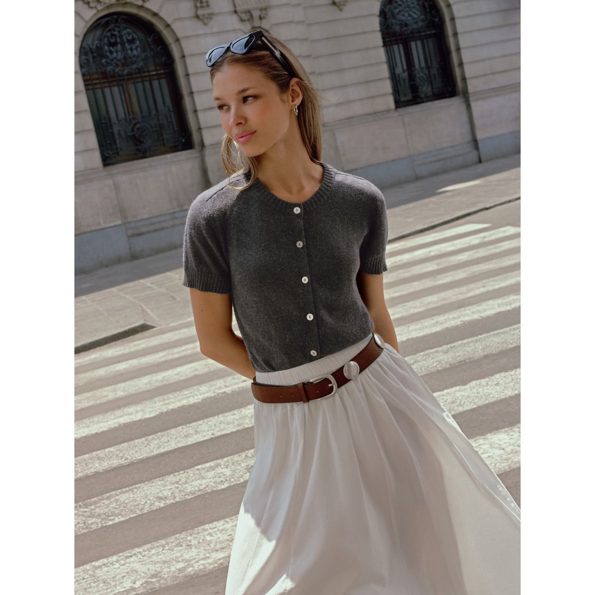 BASEMENT - Polo Manga Corta Algodón Mujer Basement