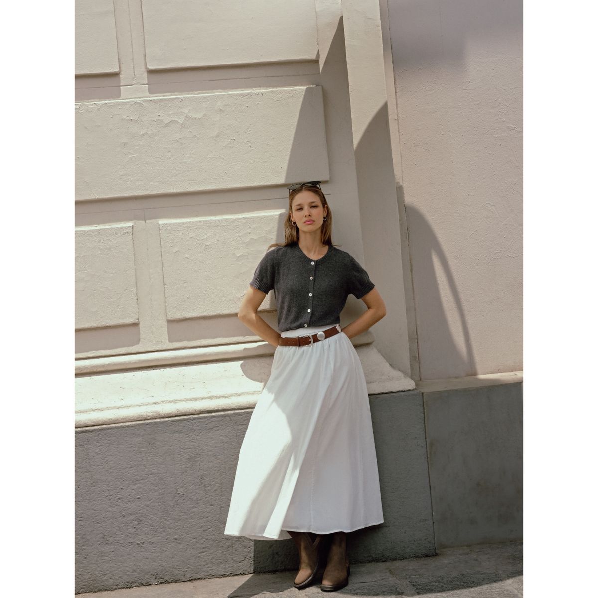 BASEMENT - Polo Manga Corta Algodón Mujer Basement