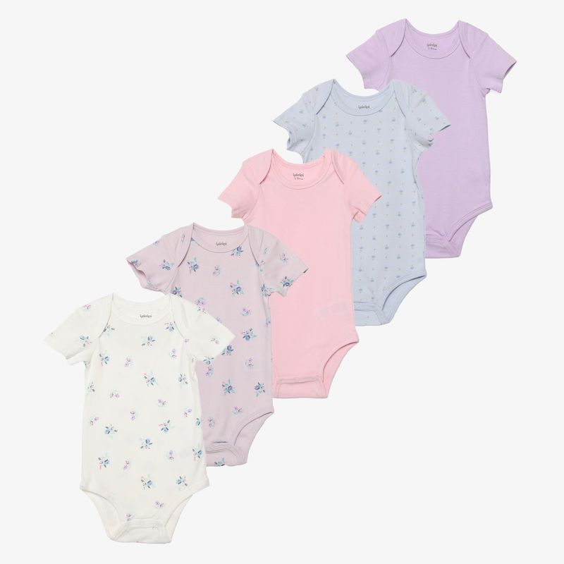 YAMP - Body Bebé Niña Pack X5 Algodón Yamp