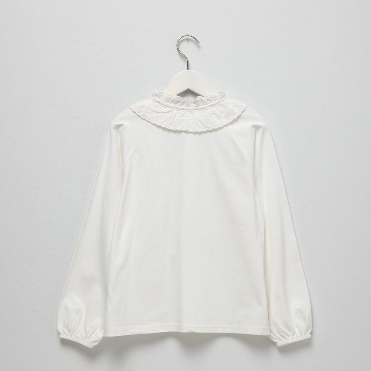 CONIGLIO - Polo Coniglio Manga Larga Algodón Niña Blanca