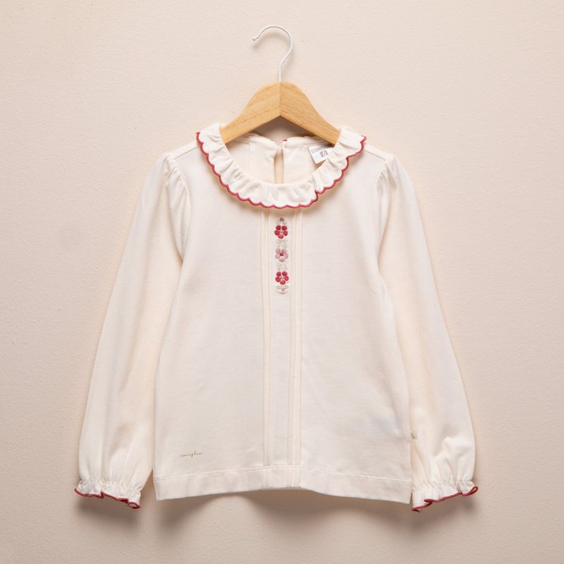 CONIGLIO - Polo Niña Manga Larga Algodón Coniglio