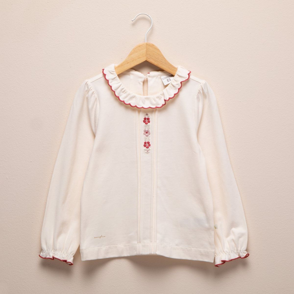 CONIGLIO - Polo Niña Manga Larga Algodón Coniglio