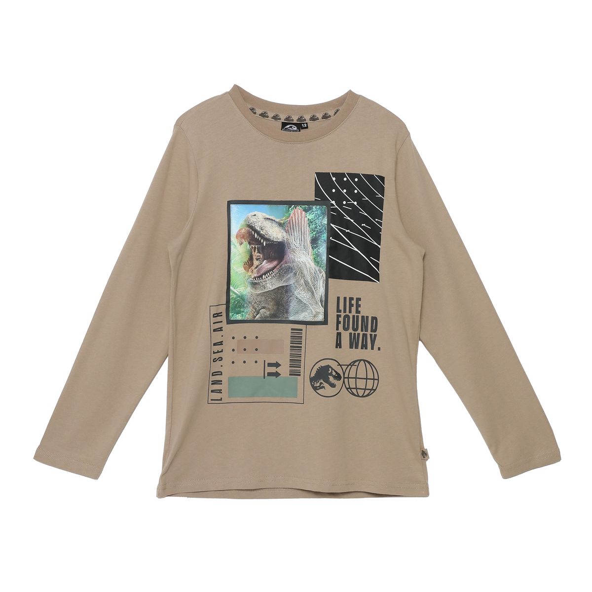 JURASSIC WORLD - Polo Niño Manga Larga Algodón Jurassic World