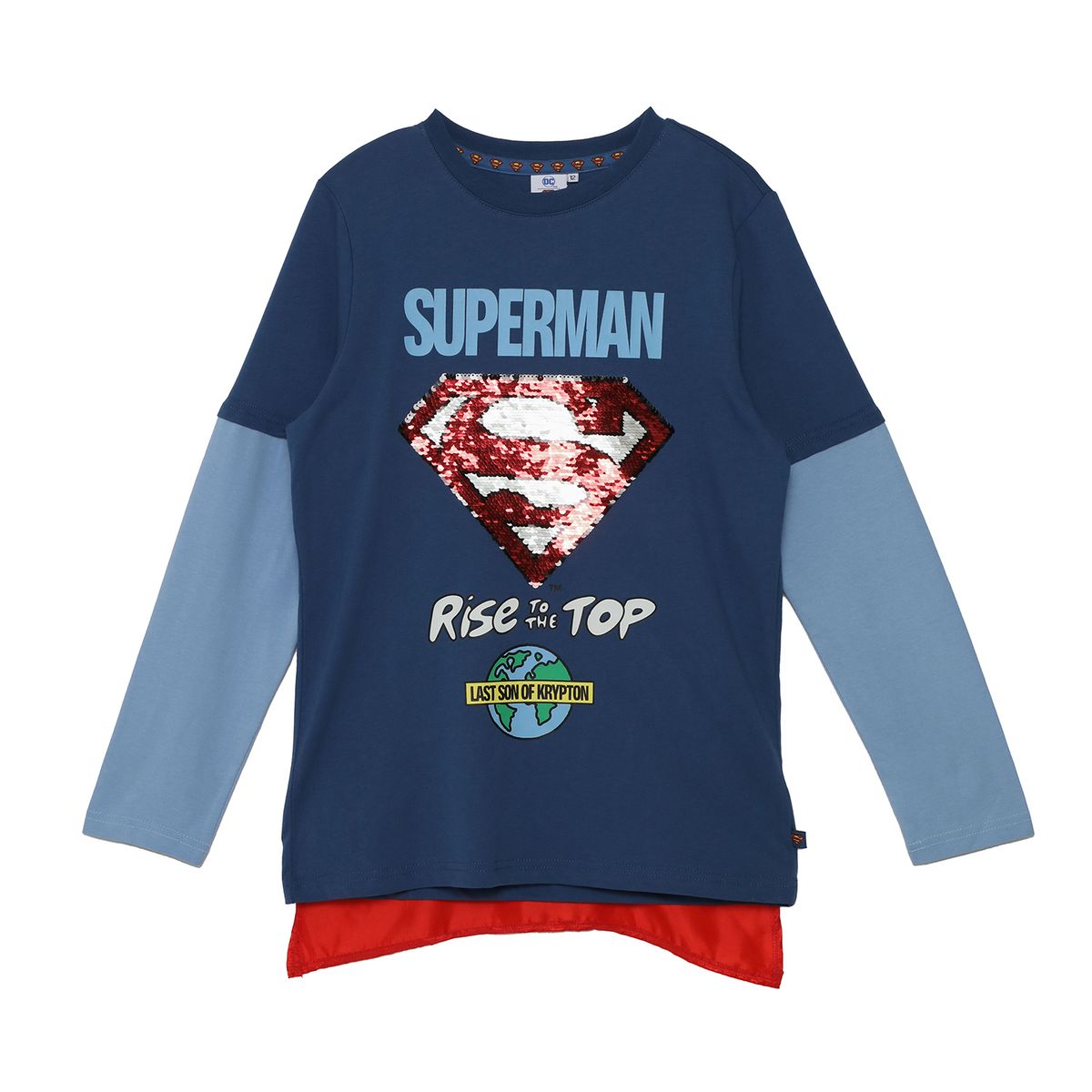 DC ORIGINALS - Polo Niño Manga Larga Algodón Dc Originals