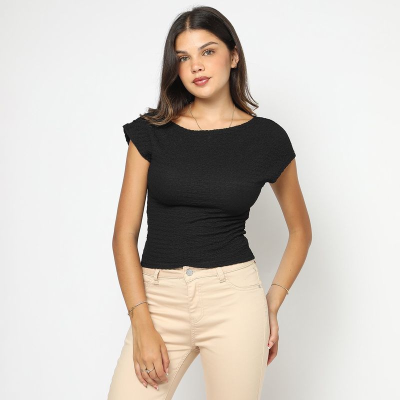 SYBILLA - Polo Sin Mangas Casual Mujer Sybilla