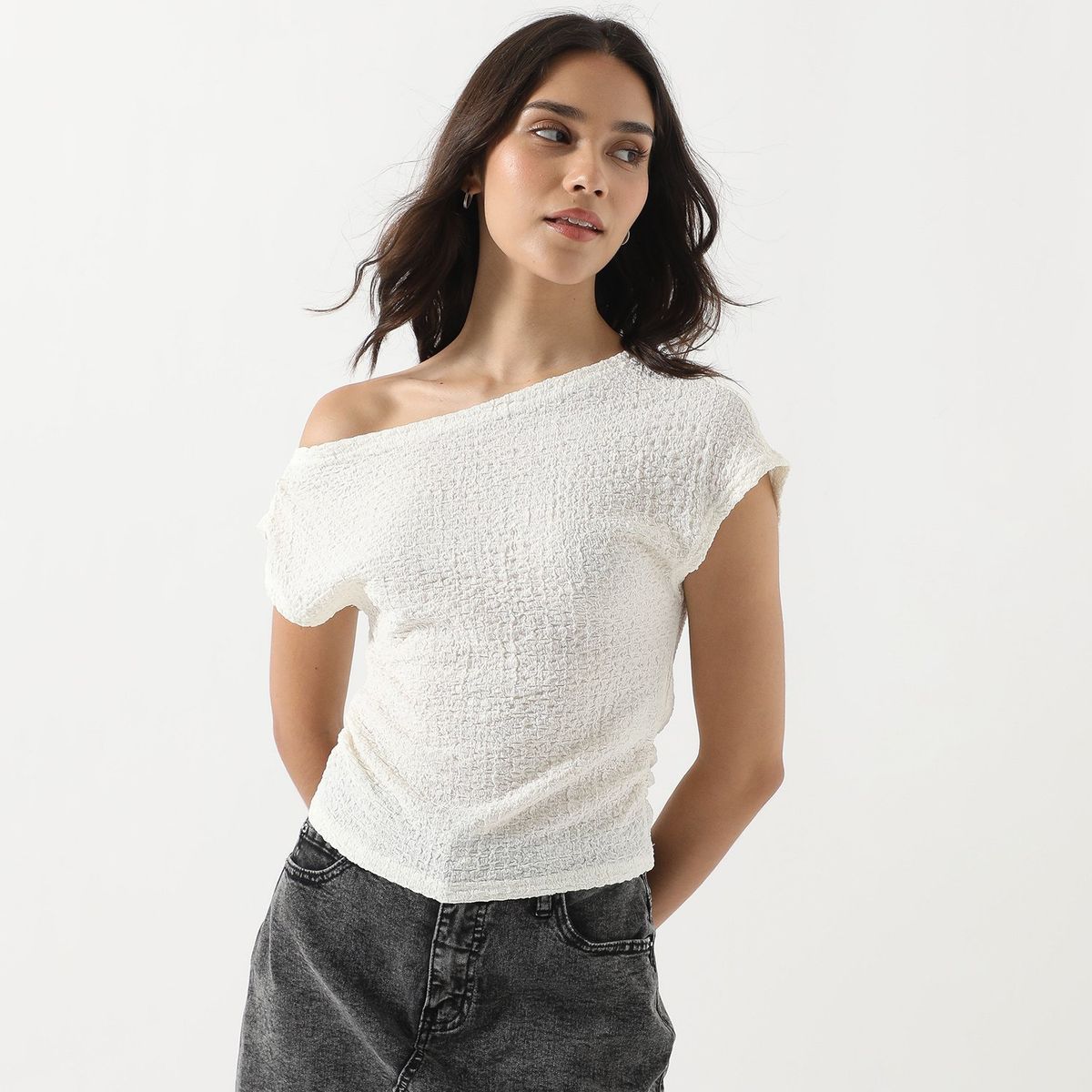 SYBILLA - Polo Sin Mangas Casual Mujer Sybilla