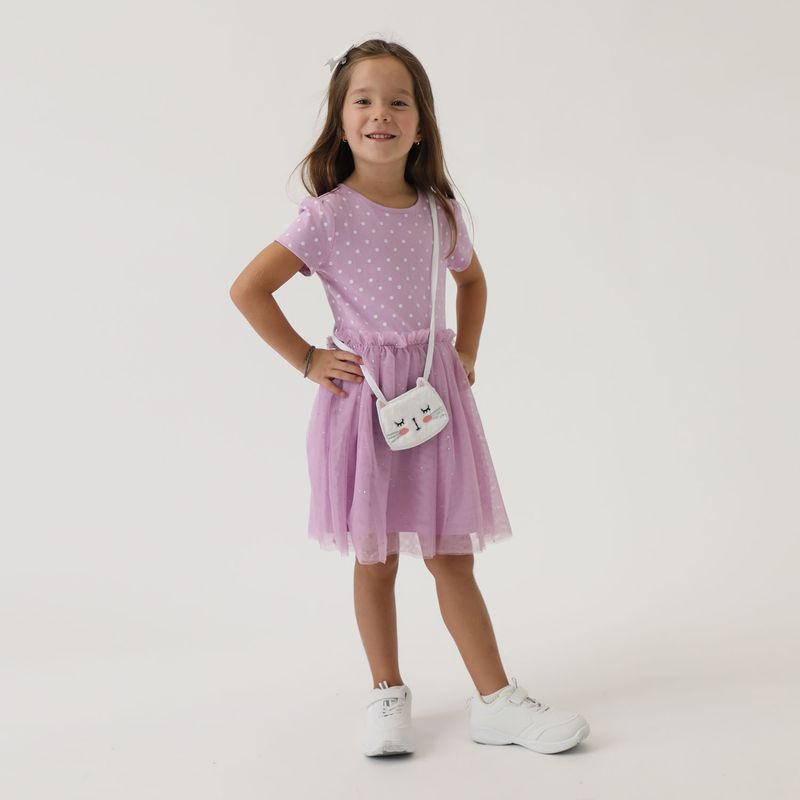 YAMP - Vestido Niña Algodón Yamp Más Cartera