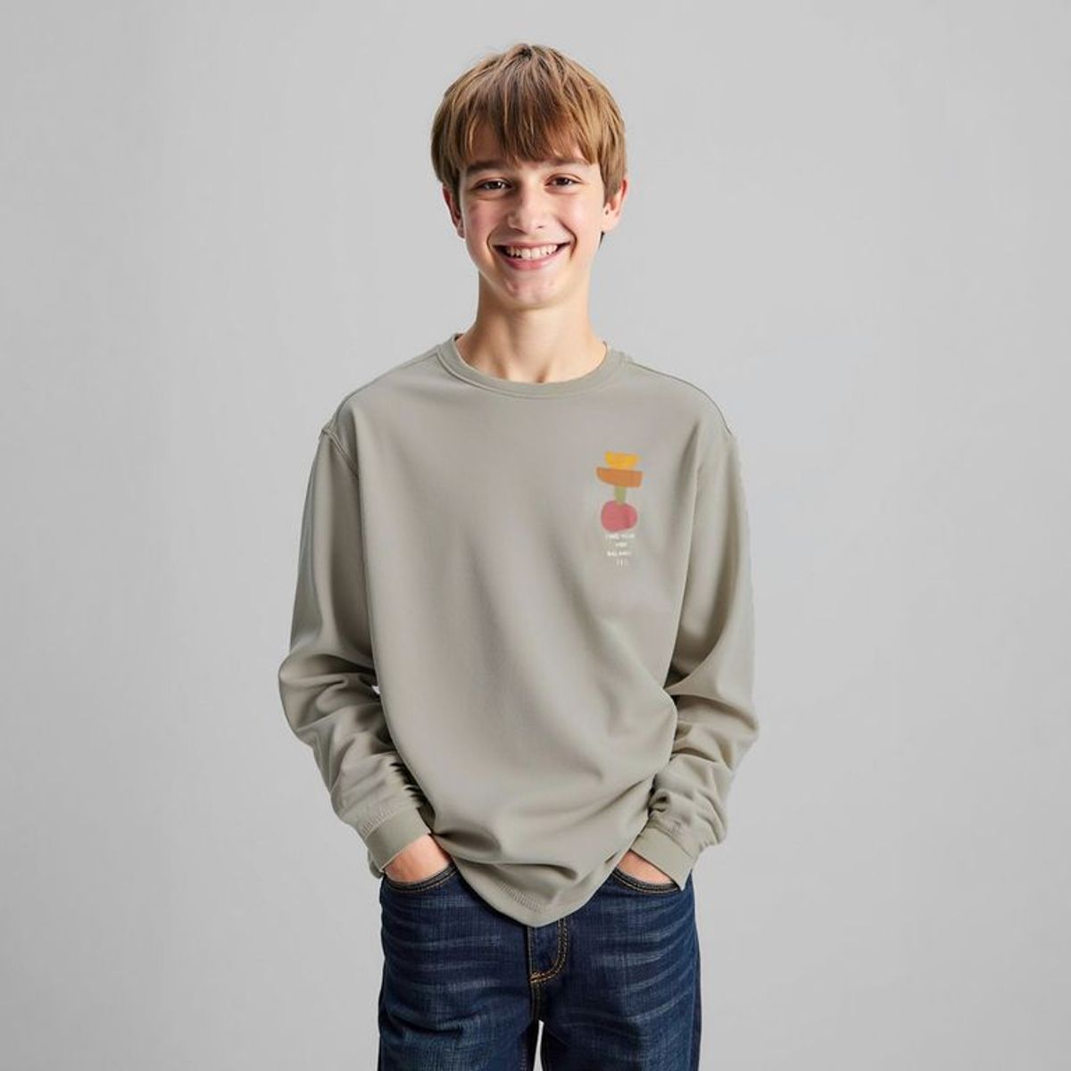 FEDERATION - Polo Niño Manga Larga Algodón Federation