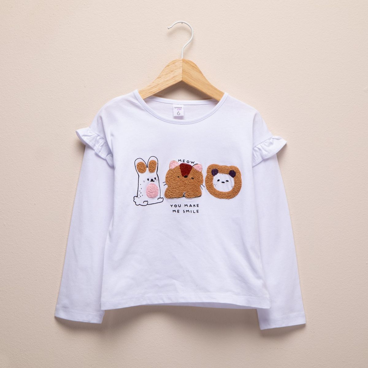 YAMP - Polo Niña Manga Larga Algodón Yamp