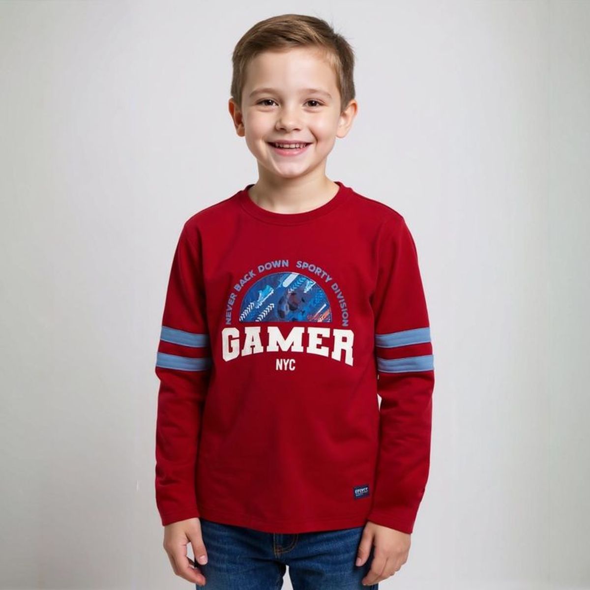 YAMP - Polo Niño Manga Larga Algodón Yamp