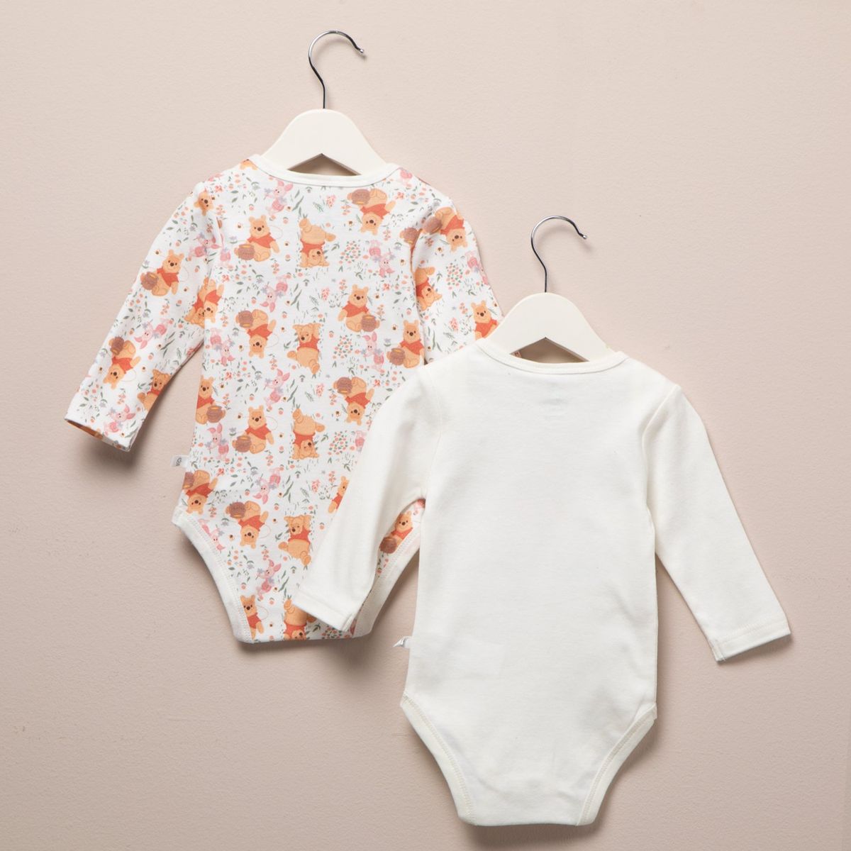 WINNIE THE POOH - Body Bebé Niña Pack X2 Algodón Winnie The Pooh