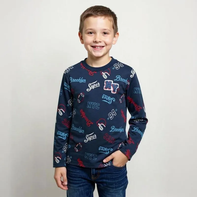 YAMP - Polo Niño Manga Larga Algodón Yamp