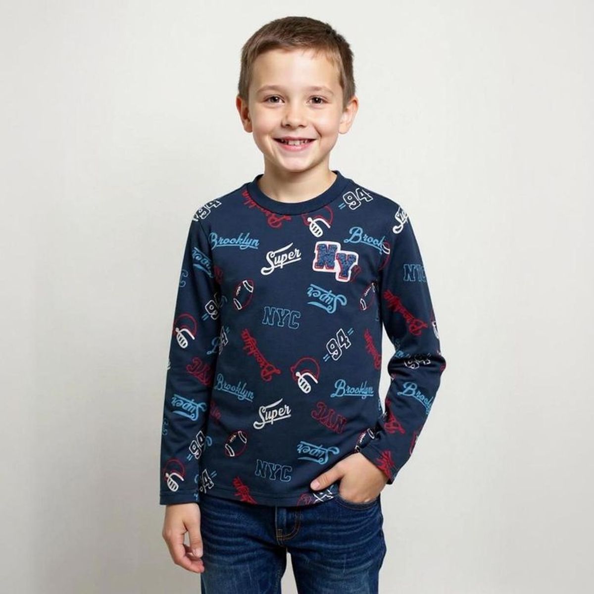 YAMP - Polo Niño Manga Larga Algodón Yamp