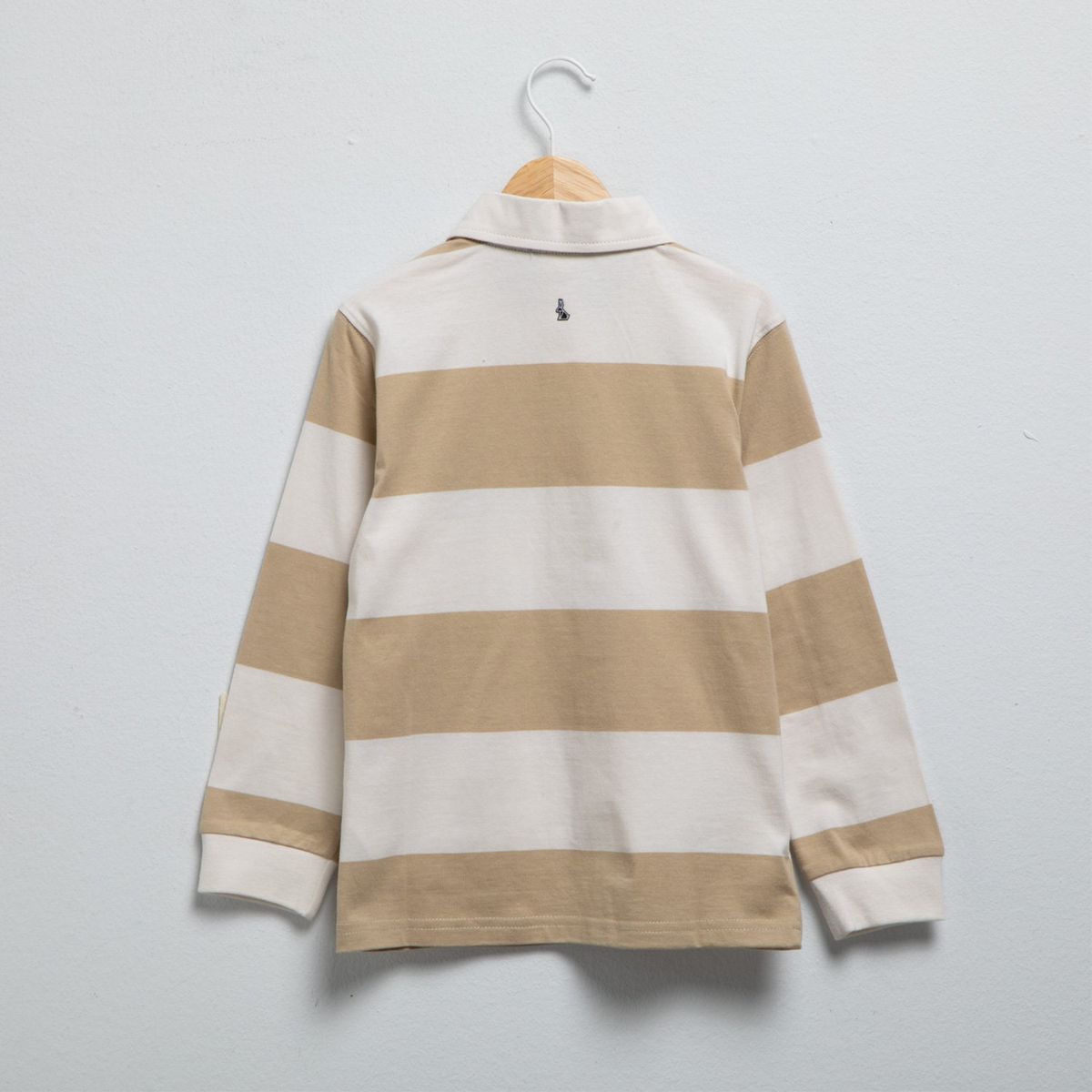 CONIGLIO - Polo Coniglio Niño Manga Larga Algodón Diseño Rayas Casual