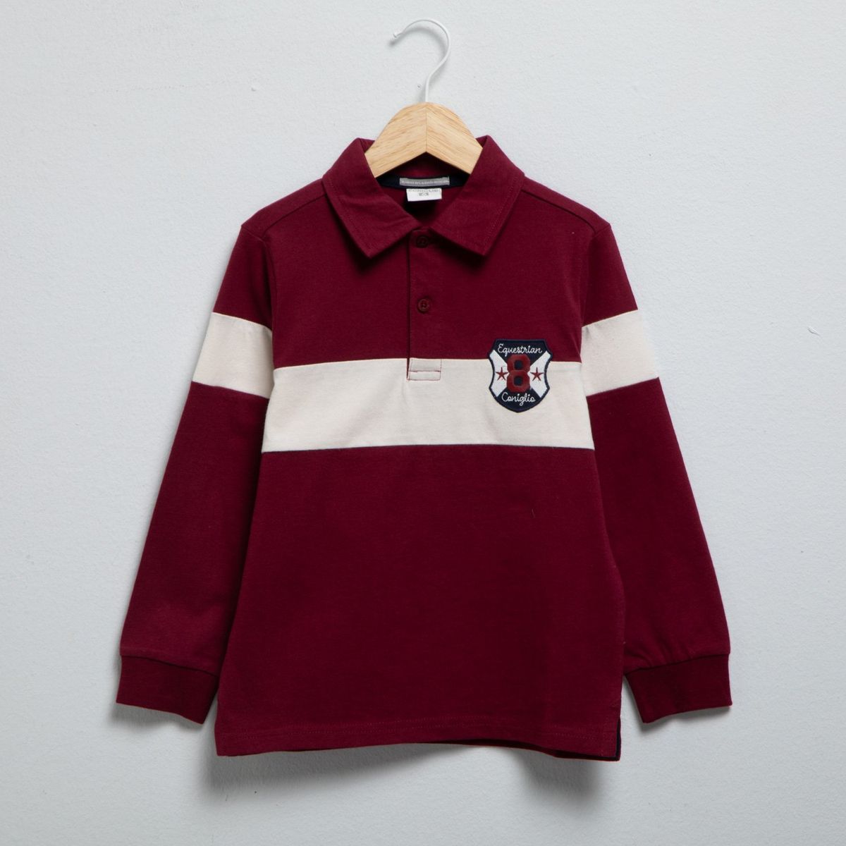 CONIGLIO - Polo Coniglio Algodón Manga Larga Niño Estampada Casual