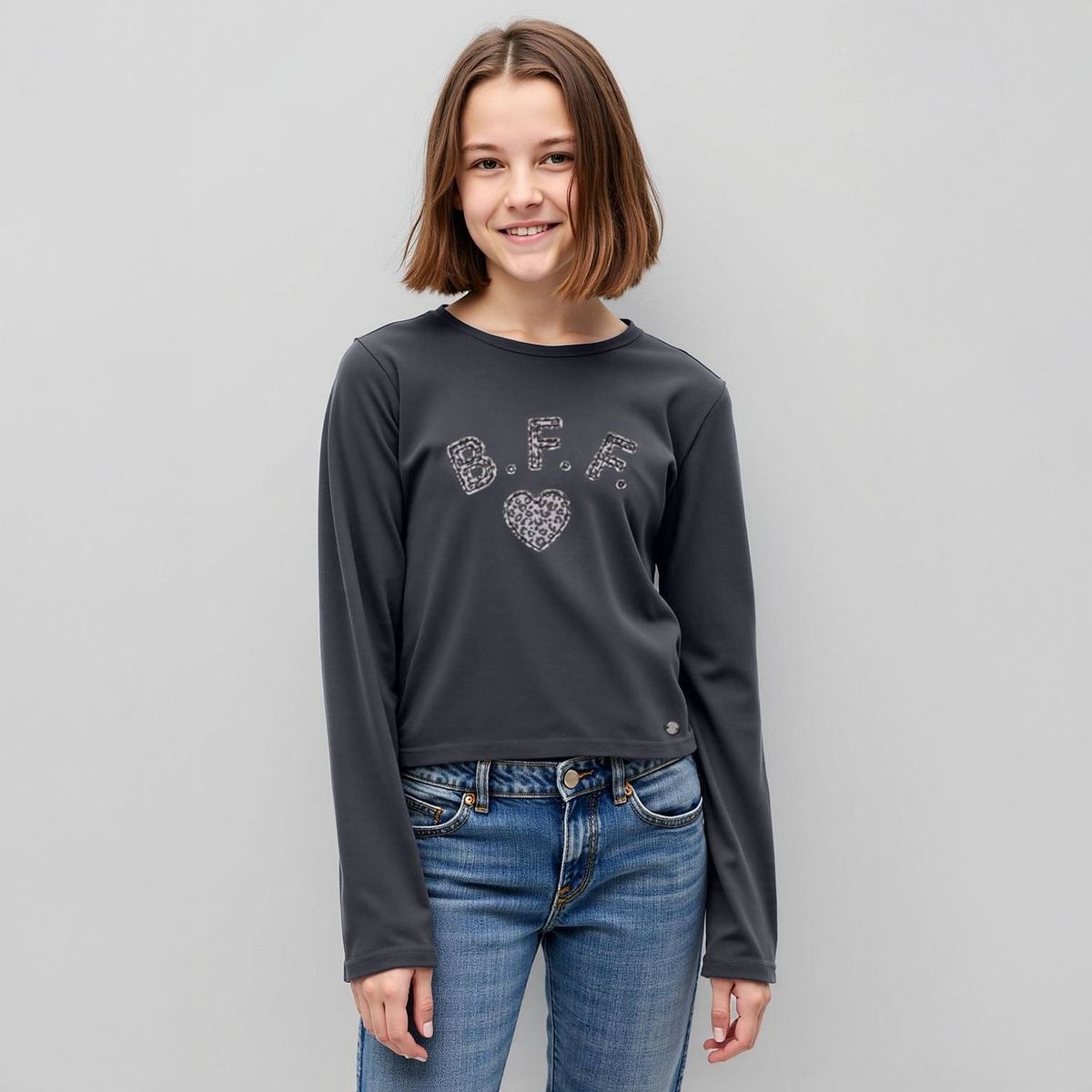 ELEVEN - Polo Niña Manga Larga Algodón Eleven