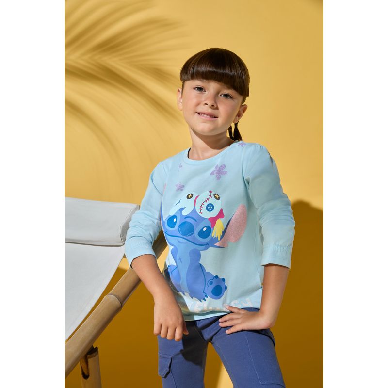DISNEY - Polo Niña Manga Larga Lilo Y Stitch