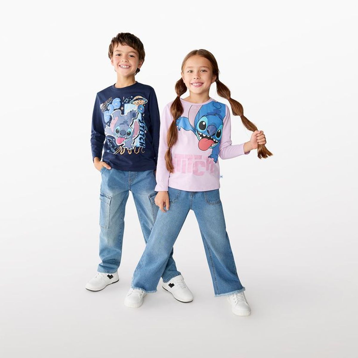 DISNEY - Polo Niña Manga Larga Lilo Y Stitch