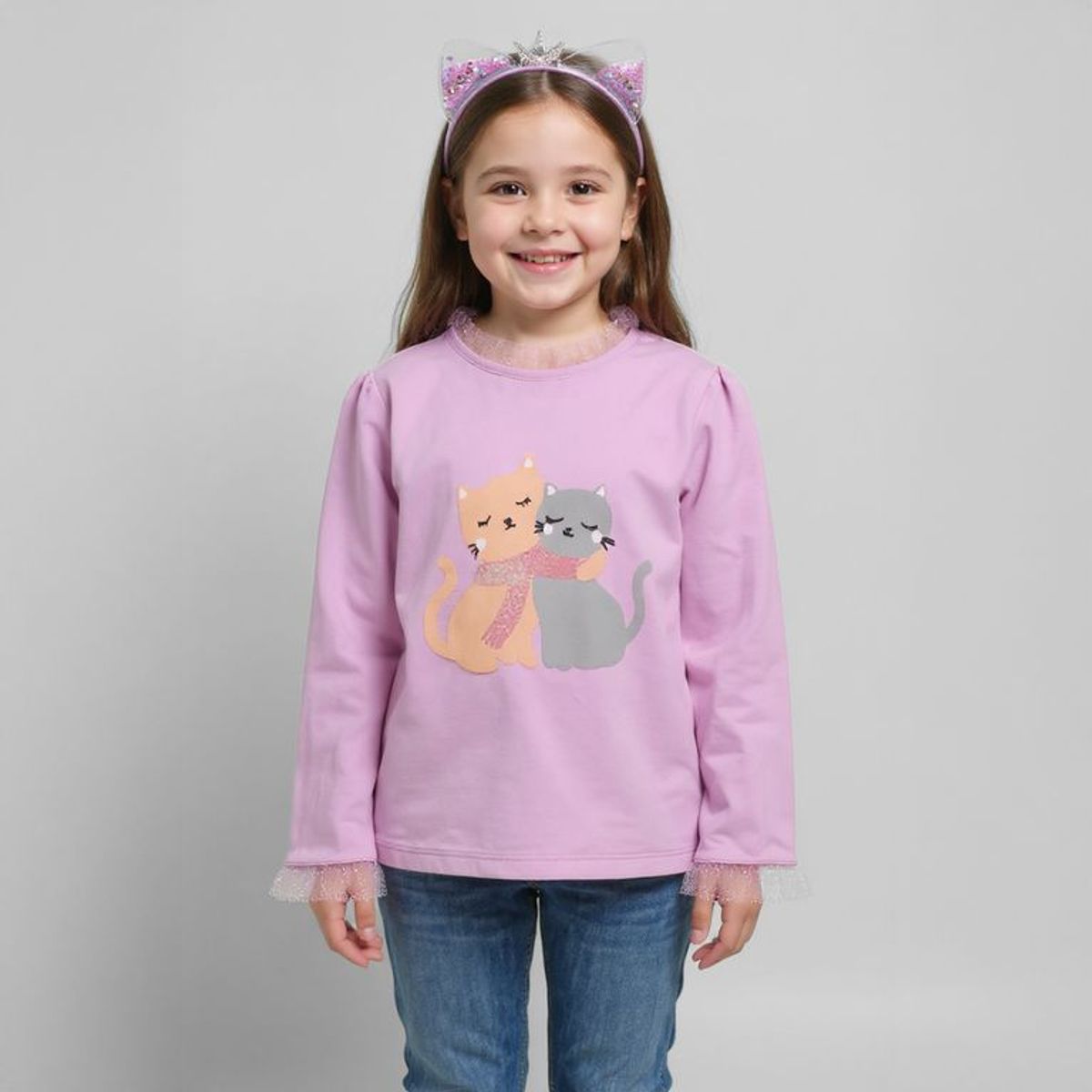 YAMP - Polo Niña Manga Larga Algodón Yamp