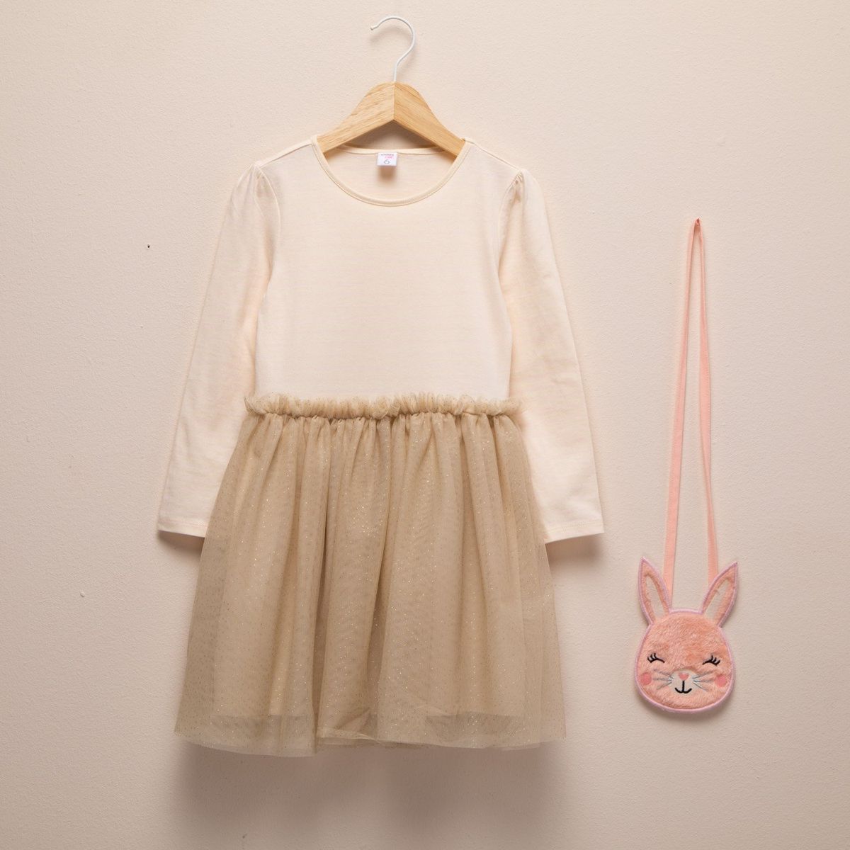 YAMP - Vestido con Cartera Niña Algodón Yamp