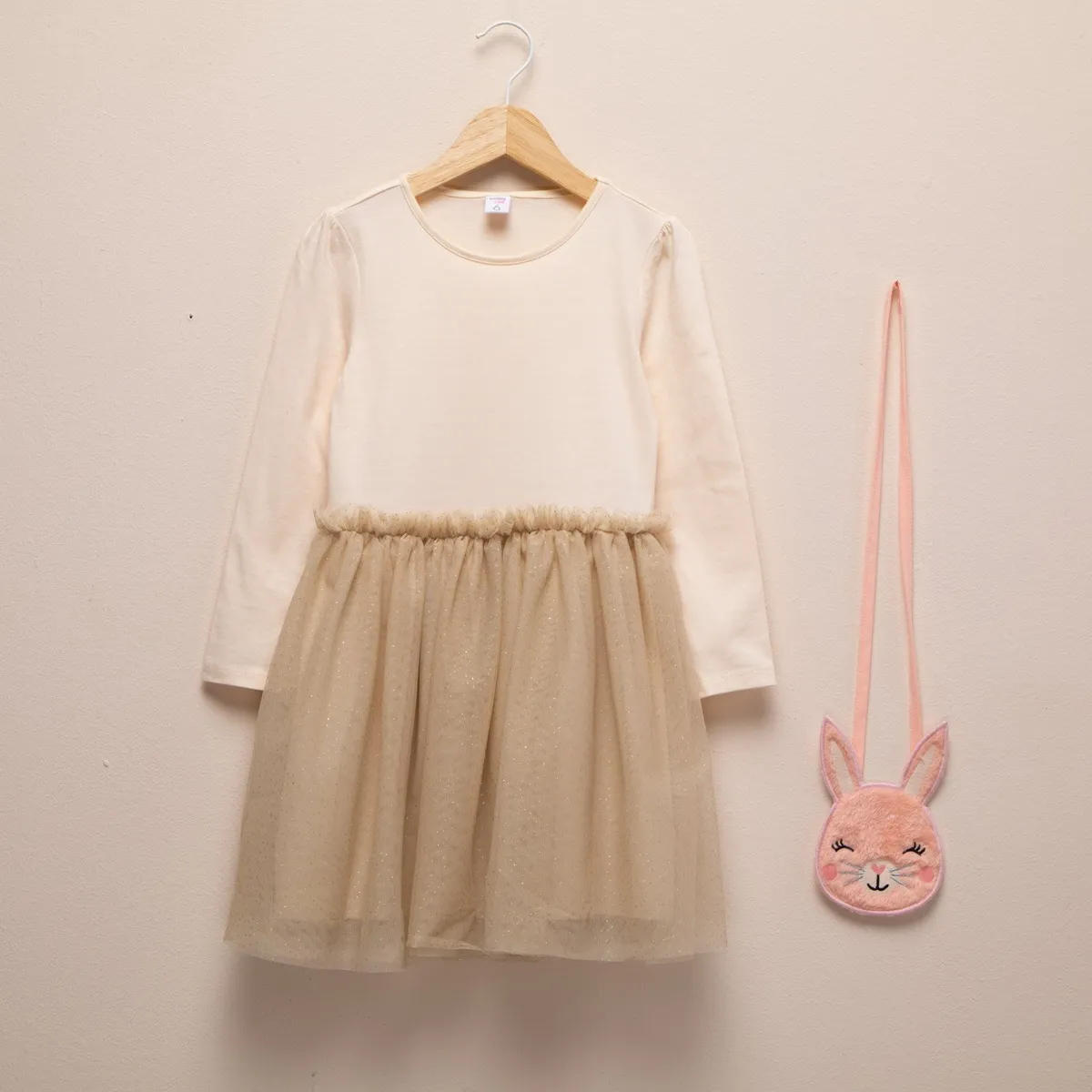 YAMP - Vestido con Cartera Niña Algodón Yamp