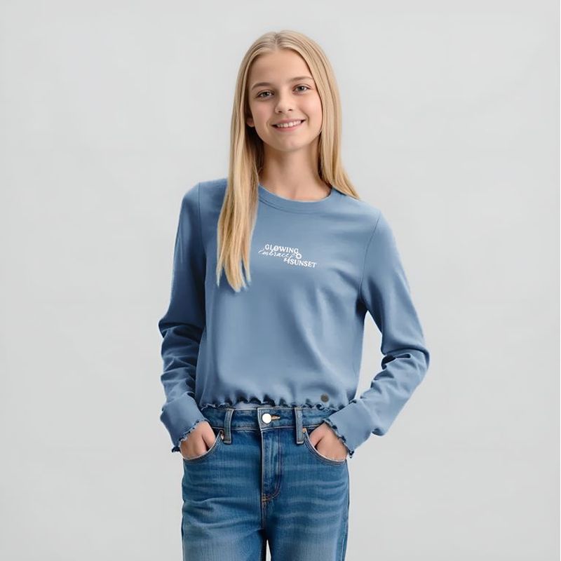 DOO AUSTRALIA - Polo Manga Larga Doo Australia Niña Algodón Estampada