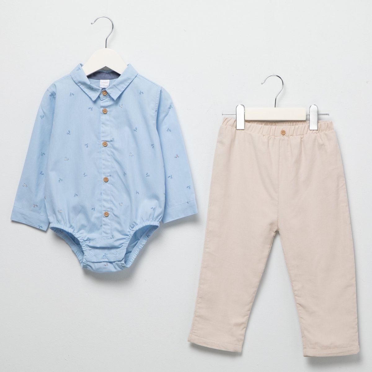 YAMP - Camisa Bebé Niño Manga Larga Algodón Yamp