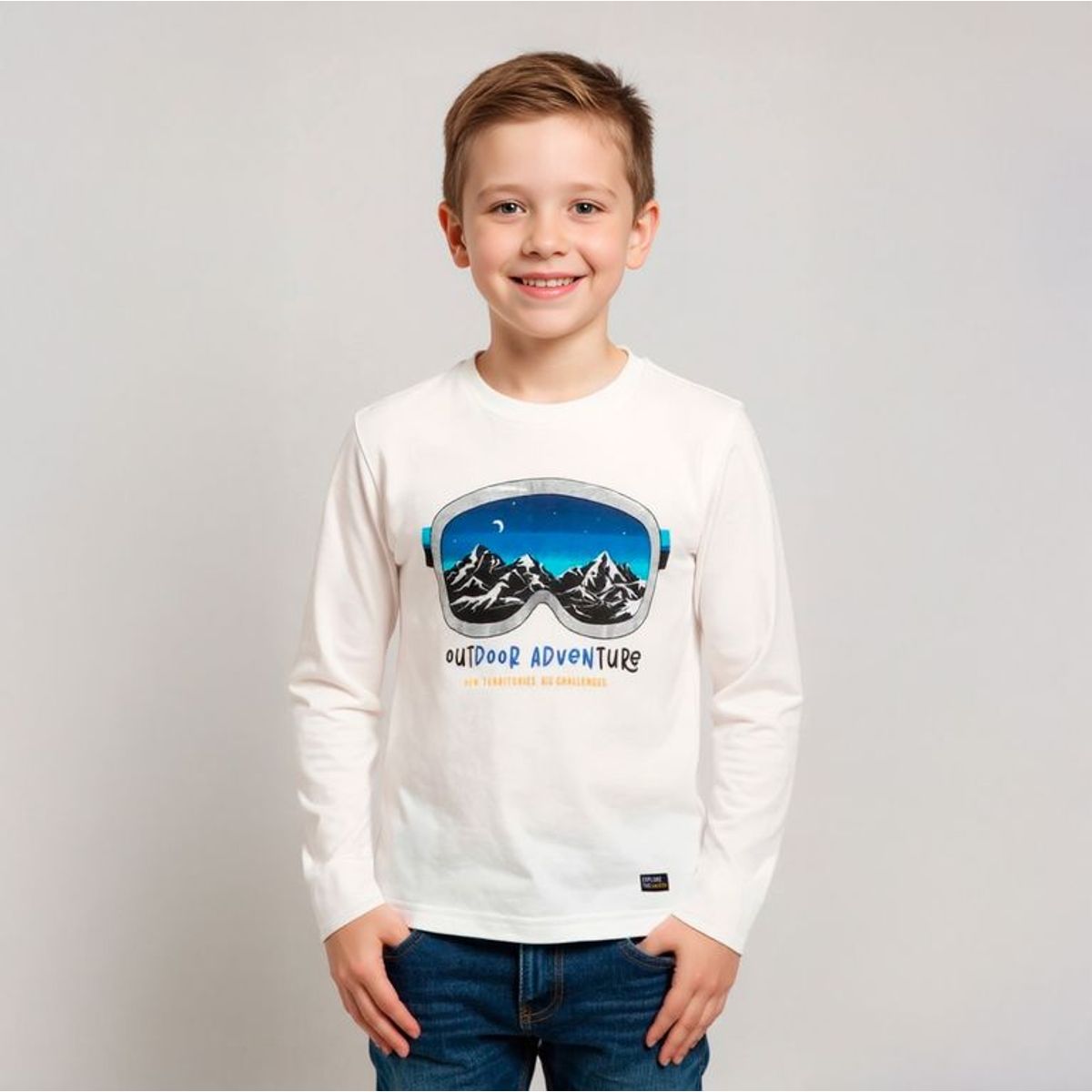 YAMP - Polo Niño Manga Larga Algodón Yamp