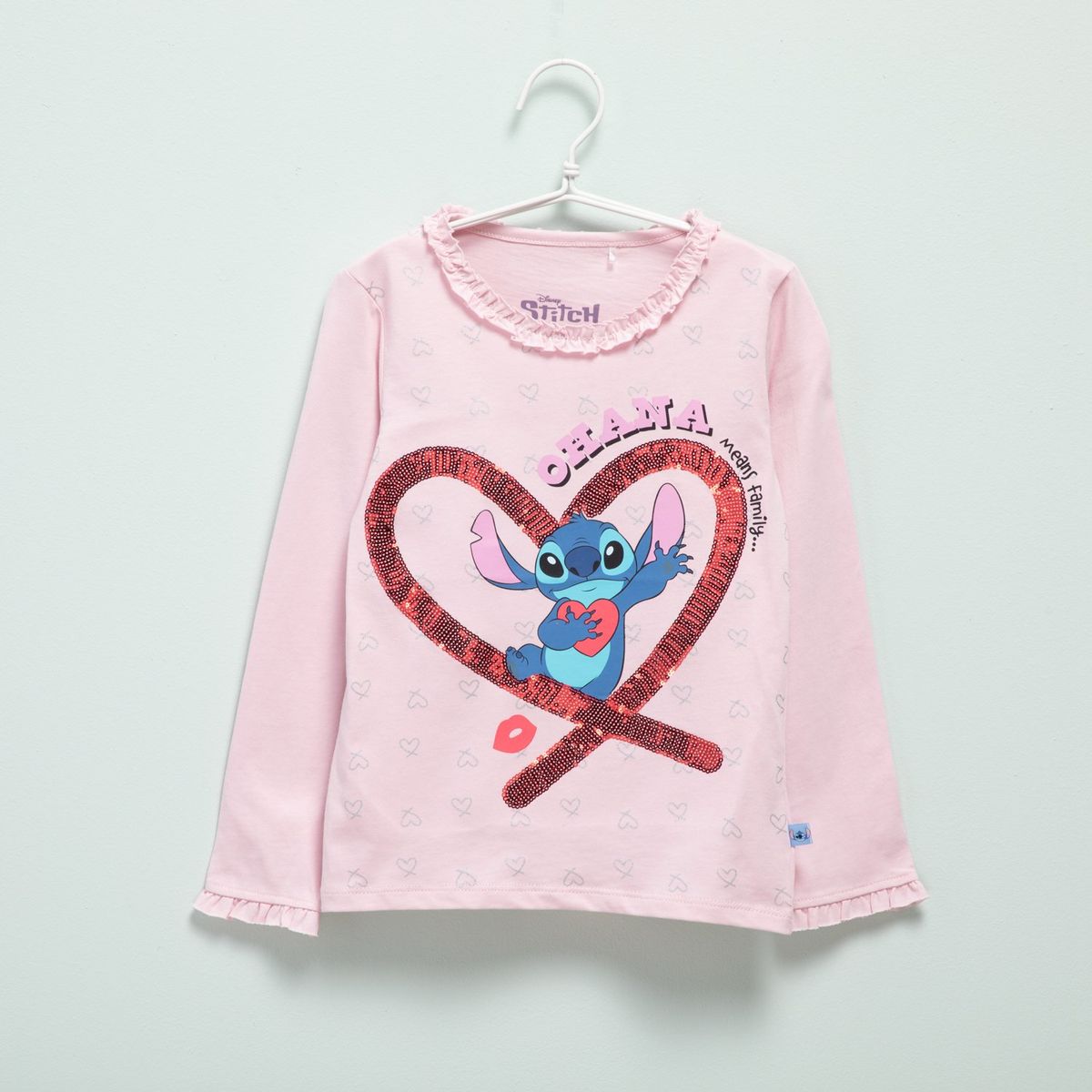 DISNEY - Polo Niña Manga Larga Algodón Lilo Y Stitch