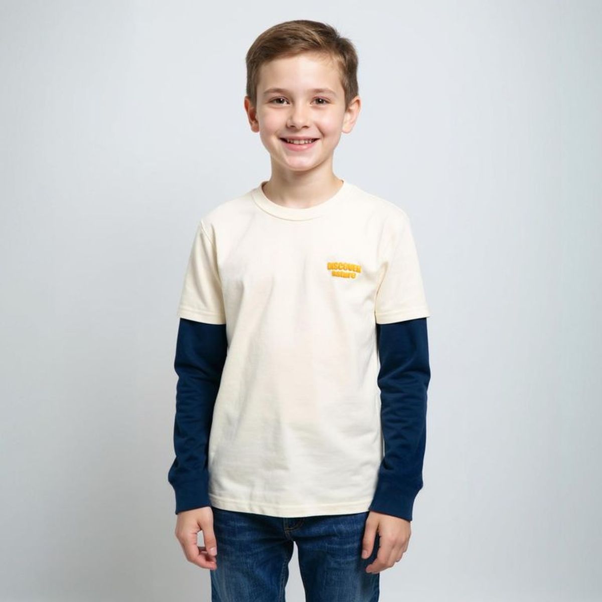 YAMP - Polo Yamp Algodón Doble Manga Niño Estampada